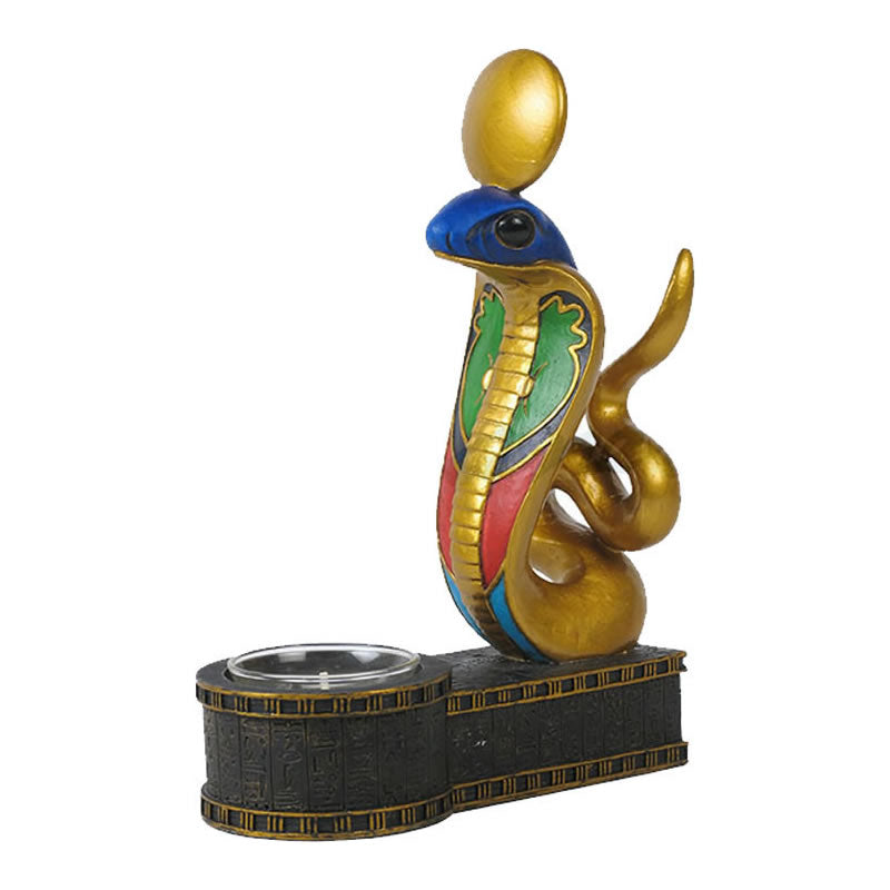 Egyptian Cobra Tea Light Holder