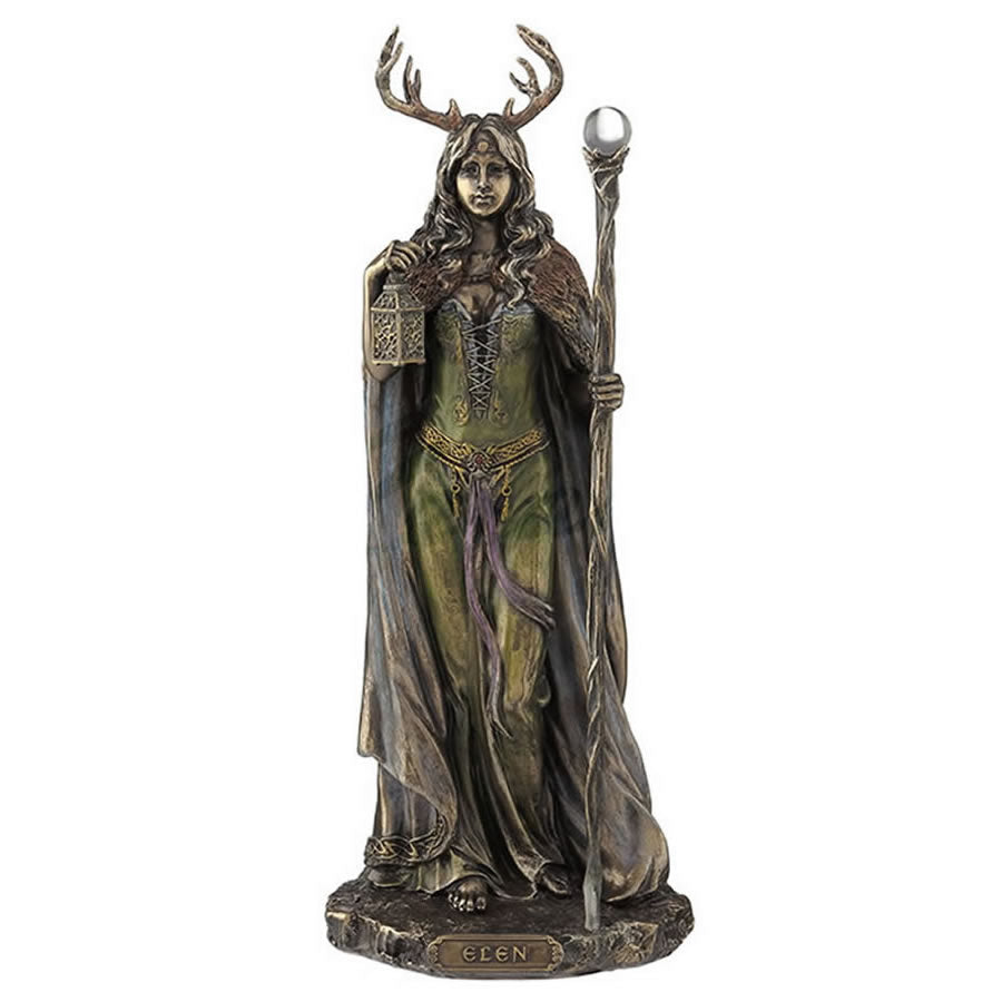 Elen Of The Ways Statue - Antlered Goddess Of The Forest — AllSculptures