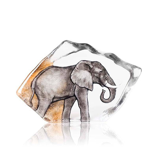 Elephant Crystal Sculpture, Limited Edition by Mats Jonasson