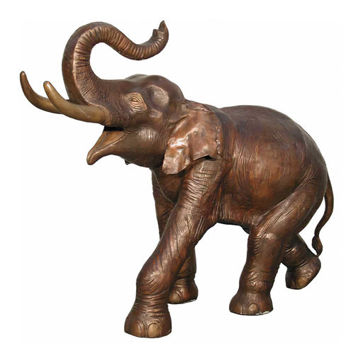 African Elephant Bronze Sculpture for Outdoors