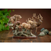 Encounter- Elk and Grizzly Bear Sculpture