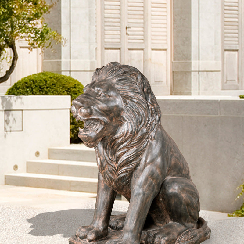Giant Estate Lion Statue Set-Fiberglass