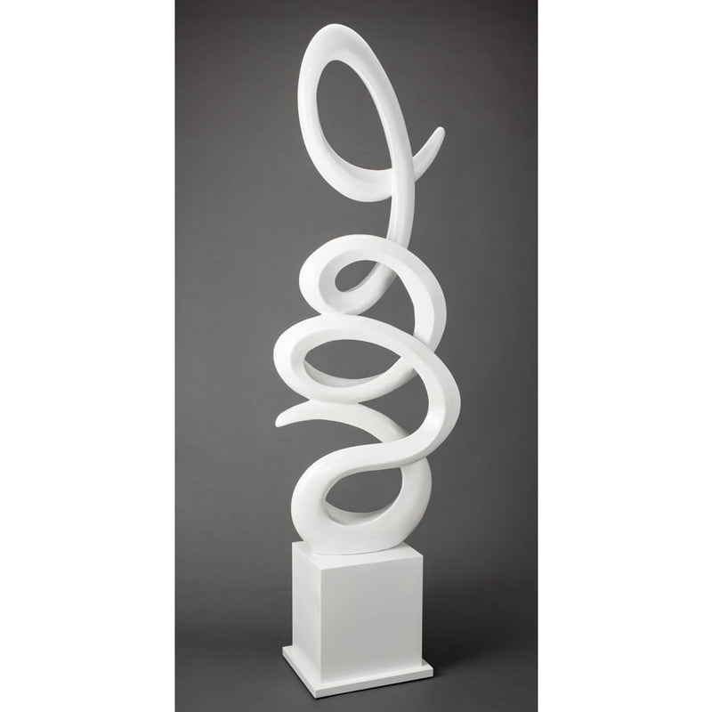 Expansion Modern Floor Sculpture by Artmax - Back View