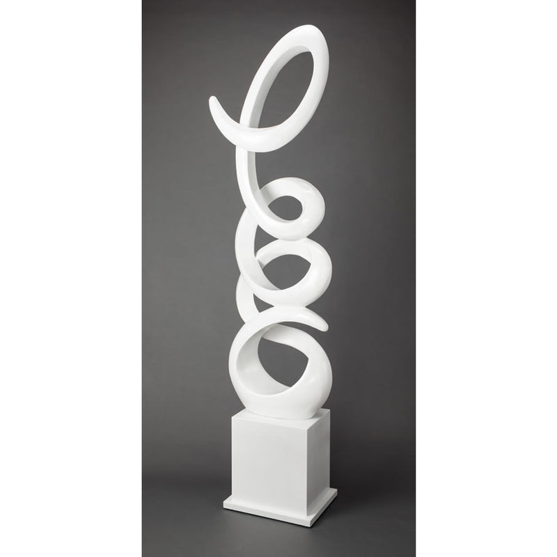 Expansion Modern Floor Sculpture by Artmax - Side View