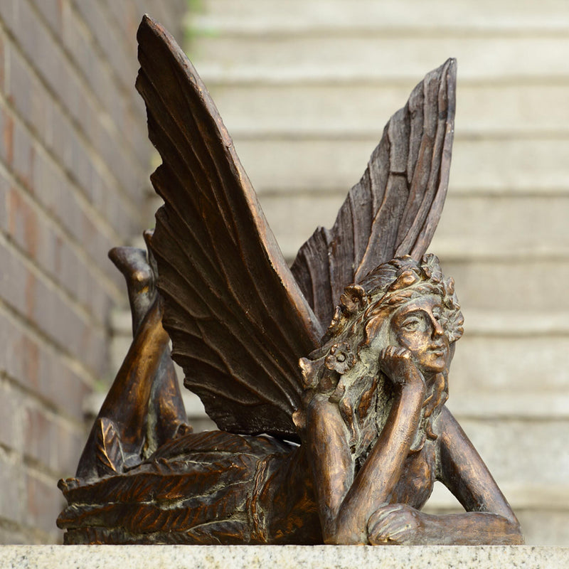 Fairy at Rest Garden Sculpture by San Pacific International/SPI Home