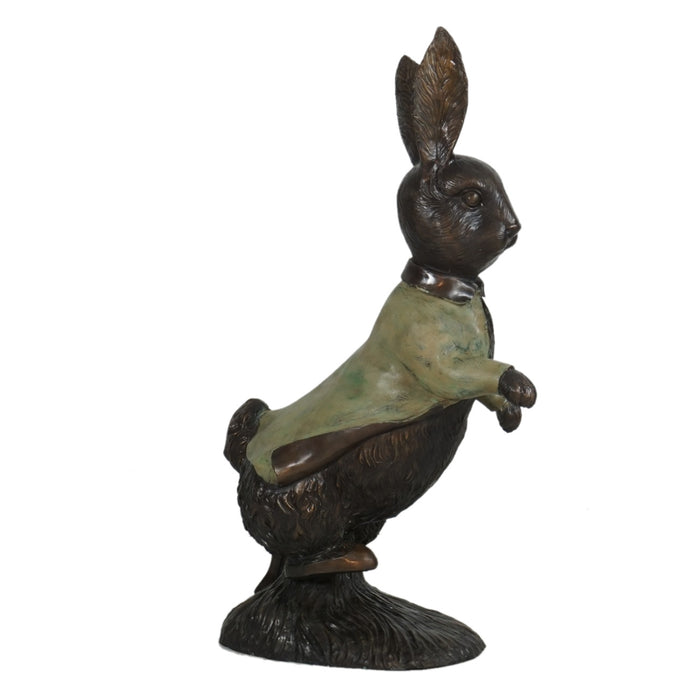 Fairytale Rabbit Bronze Sculpture