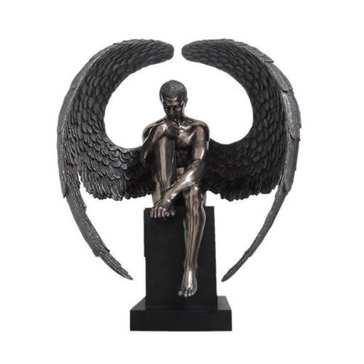 Fallen Angel Standing on Plinth Statue-Large