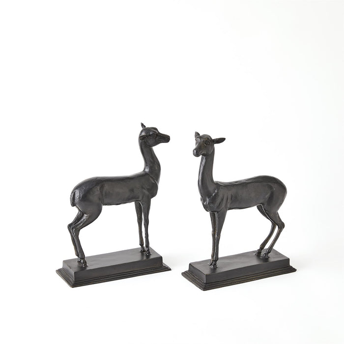 Fawn Deer Sculpture Set