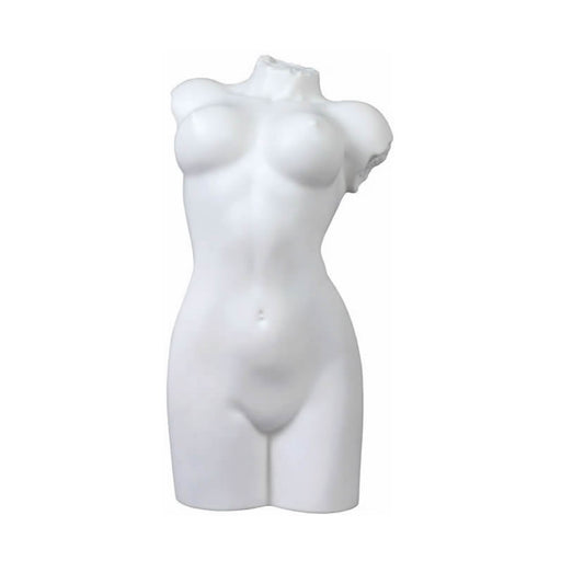 Female Nude Torso III Sculpture- Matte White
