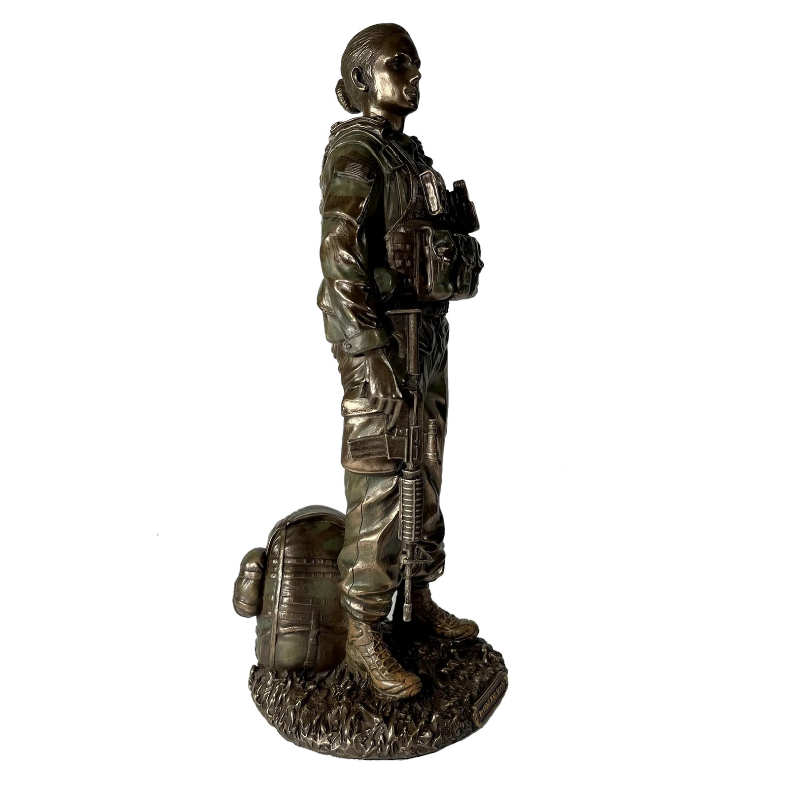 Female Soldier StatueDefend & Serve — AllSculptures