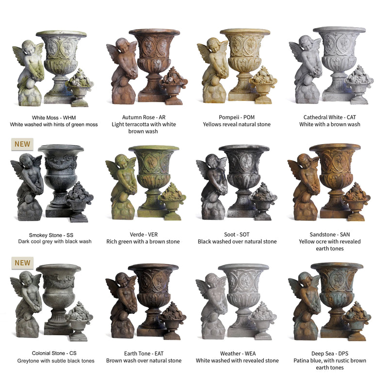 Asian Man Garden Bust