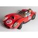 Fireball Vintage Race Car Model Sculpture