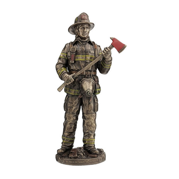 Firefighter Statue- Be Proud, Be Brave, Be Prepared