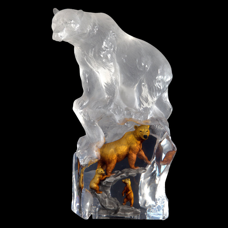First Dawn Bear Sculpture by Kitty Cantrell