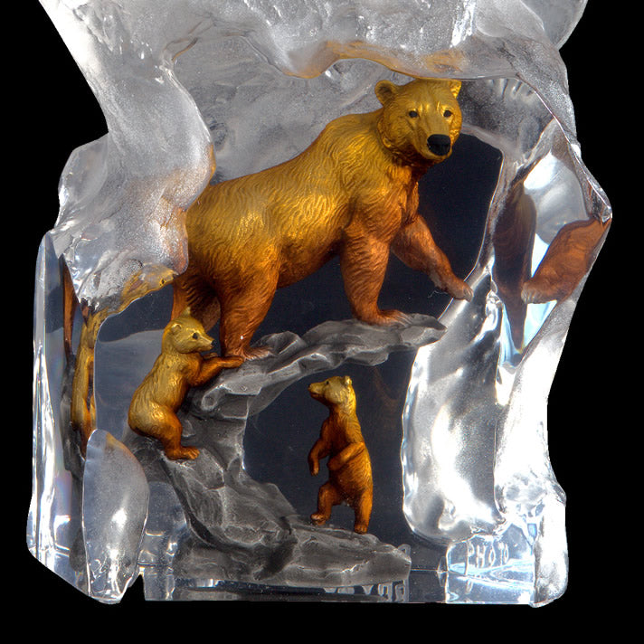 First Dawn Bear Sculpture by Kitty Cantrell