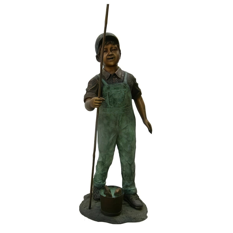 Fishing Boy Bronze Fountain