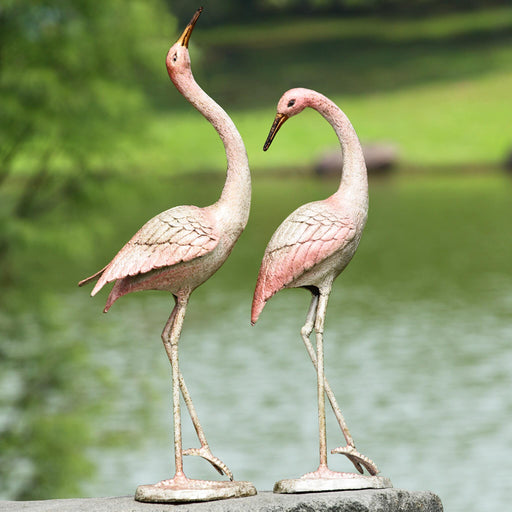 Flamboyant Crane Garden Statue Pair by San Pacific International/SPI Home