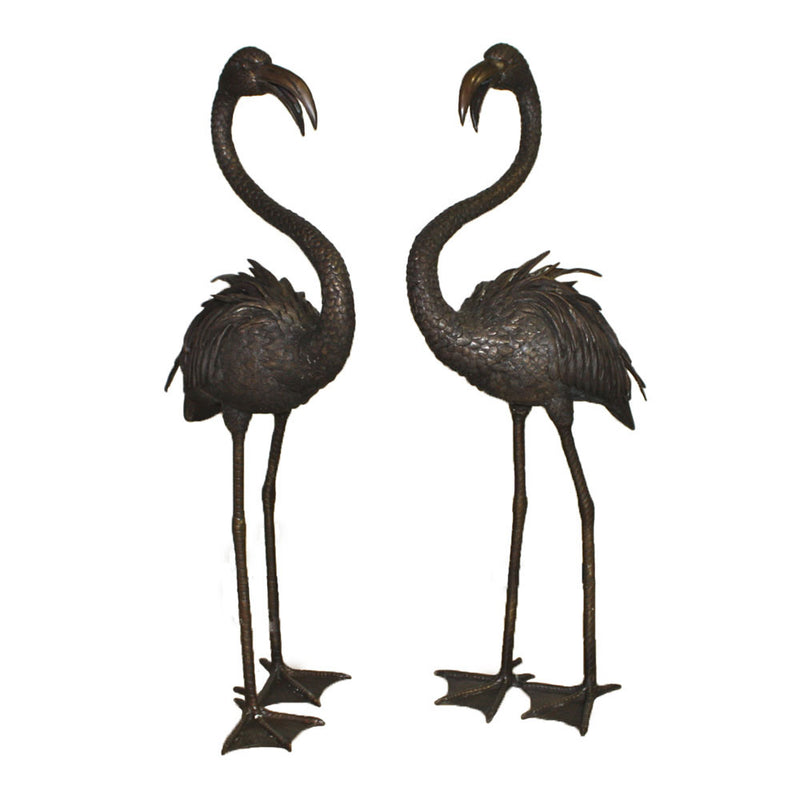 Flamingos Bronze Fountain-Pair
