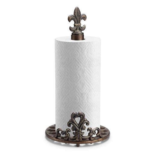 Fleur de Lis Paper Towel Holder by San Pacific International/SPI Home