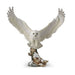 Flying Snowy Owl Sculpture