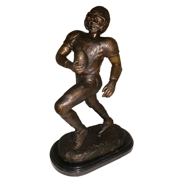 Running Back Football Sculpture