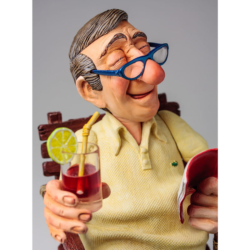 The Retiree Comic Sculpture
