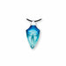 Fortuna Crystal Necklace, Green/Blue by Mats Jonasson