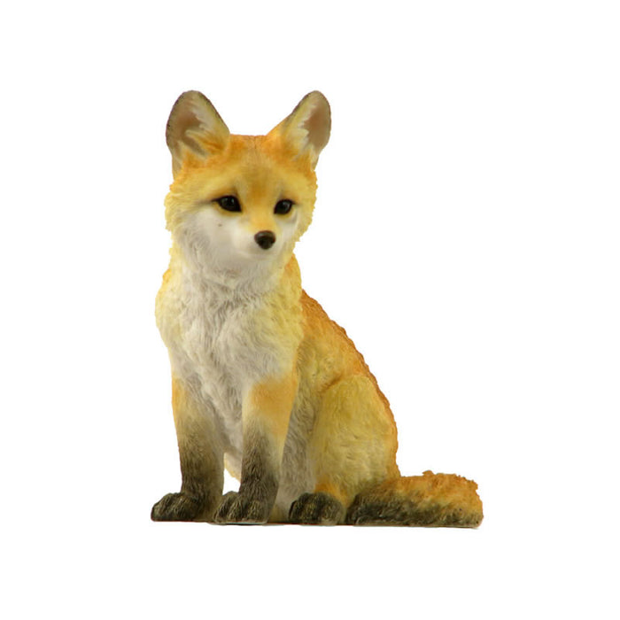 Fox Cub Figurine, 4.5 Inch