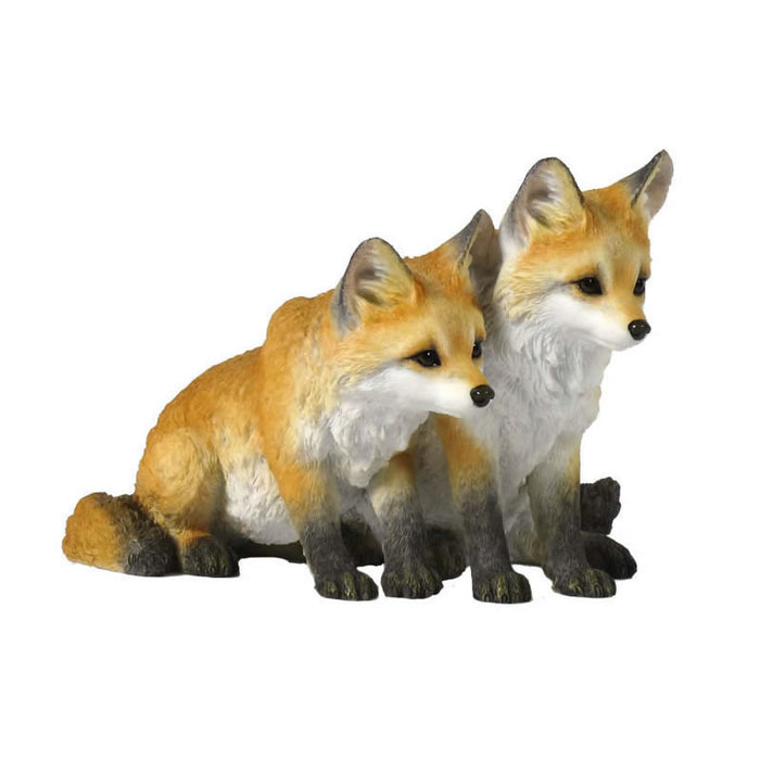 Fox Pups Figurine
