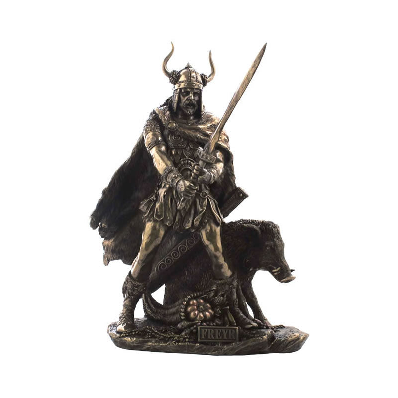 Freyr Norse God of Fertility Statue