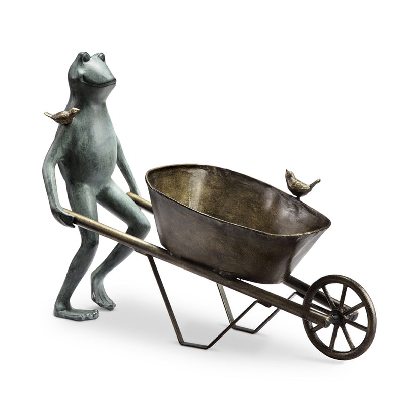 frog plant hanger Frog and Bird Plant Holder by San Pacific International/SPI Home — AllSculptures