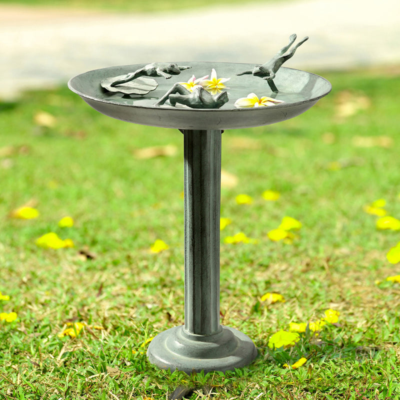 Frog Diver Trio Birdbath-Birdfeeder by San Pacific International/SPI Home