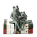 Frog Parent and Kid Reading Shelf Sitter Statue by San Pacific International/SPI Home