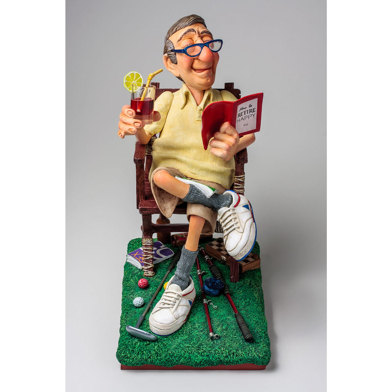 The Retiree Comic Sculpture