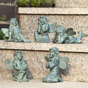 Garden Fairy Figurines- Set of 5 by San Pacific International/SPI Home