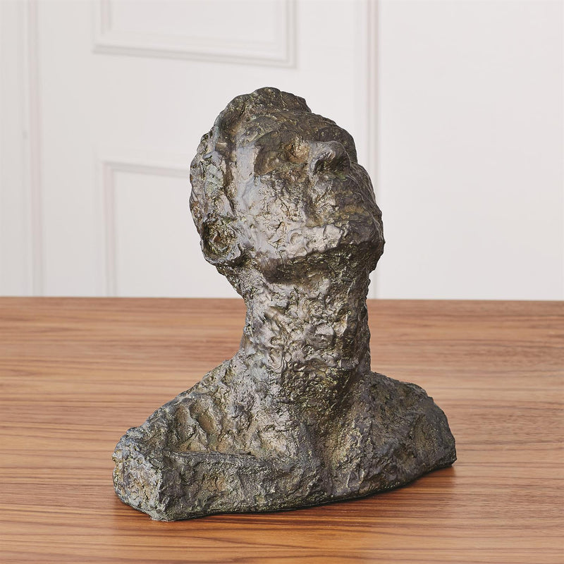 Gazing Man Iron Bust