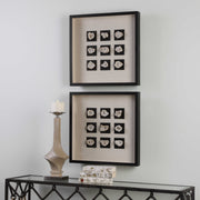 Geode 9 Linen Shadow Box