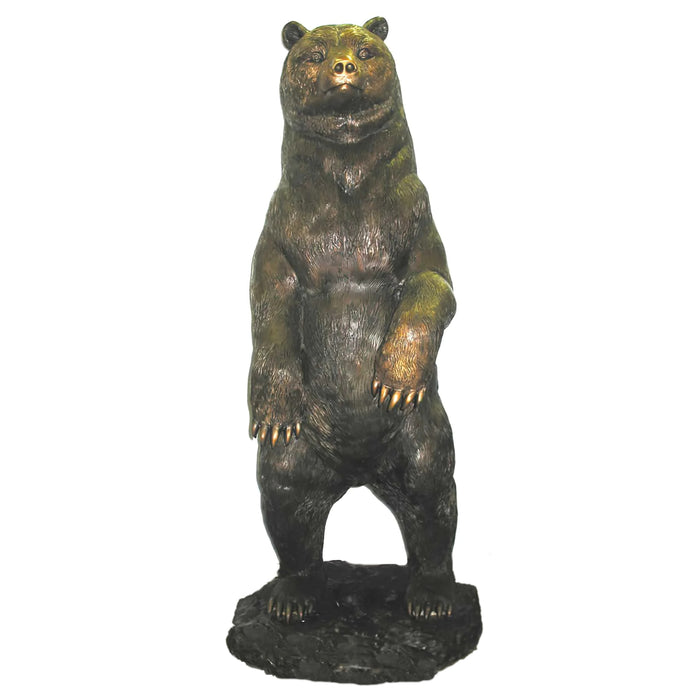 Bronze Standing Bear Sculpture- 63 Inch