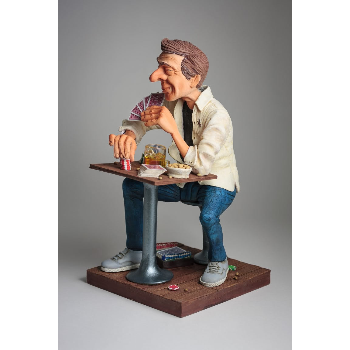 Mr. Poker Face Sculpture