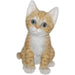 Ginger Kitten Statue- 7.75 inch