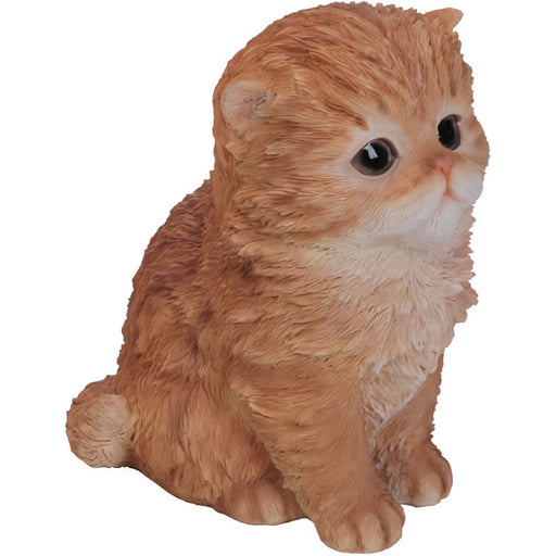 Ginger Persian Kitten Statue 6.5 inch