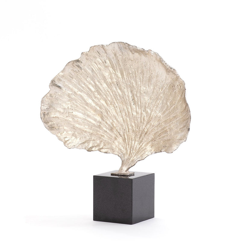 Ginkgo Leaf Sculpture Silver 5