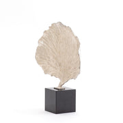 Ginkgo Leaf Sculpture Silver 6