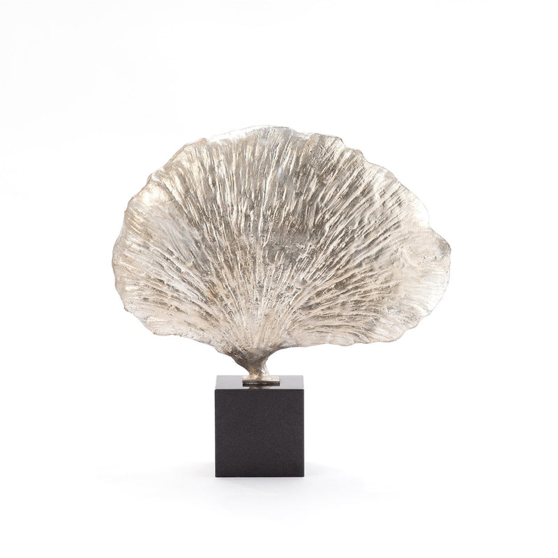 Ginkgo Leaf Sculpture Silver 7