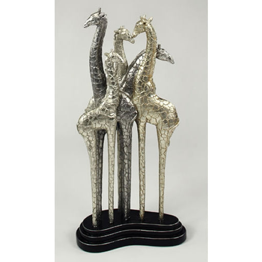 Giraffe Family of Five Tabletop Sculpture by Artmax