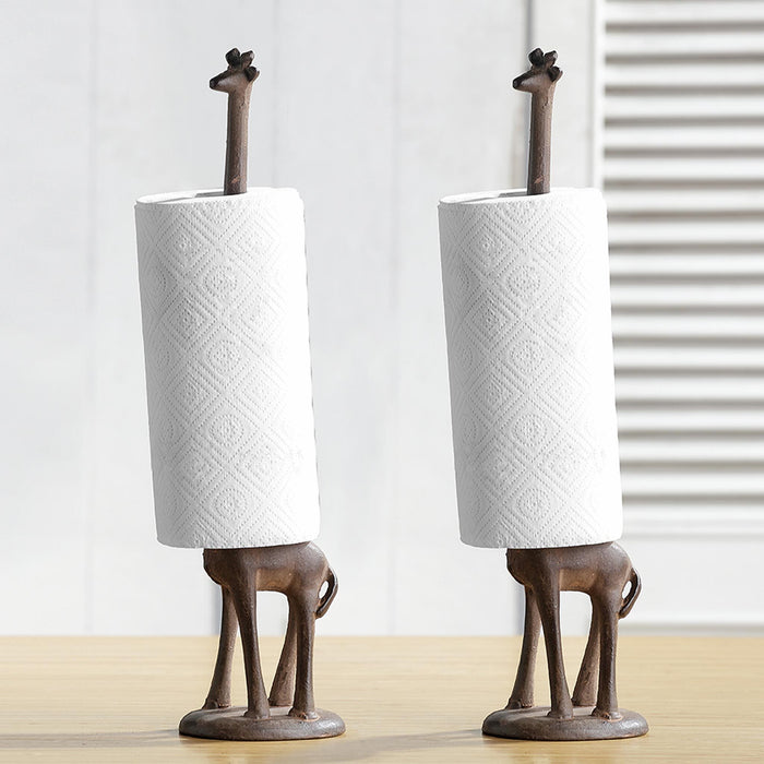 Giraffe Paper Towel Holders, Set of 2 by San Pacific International/SPI Home