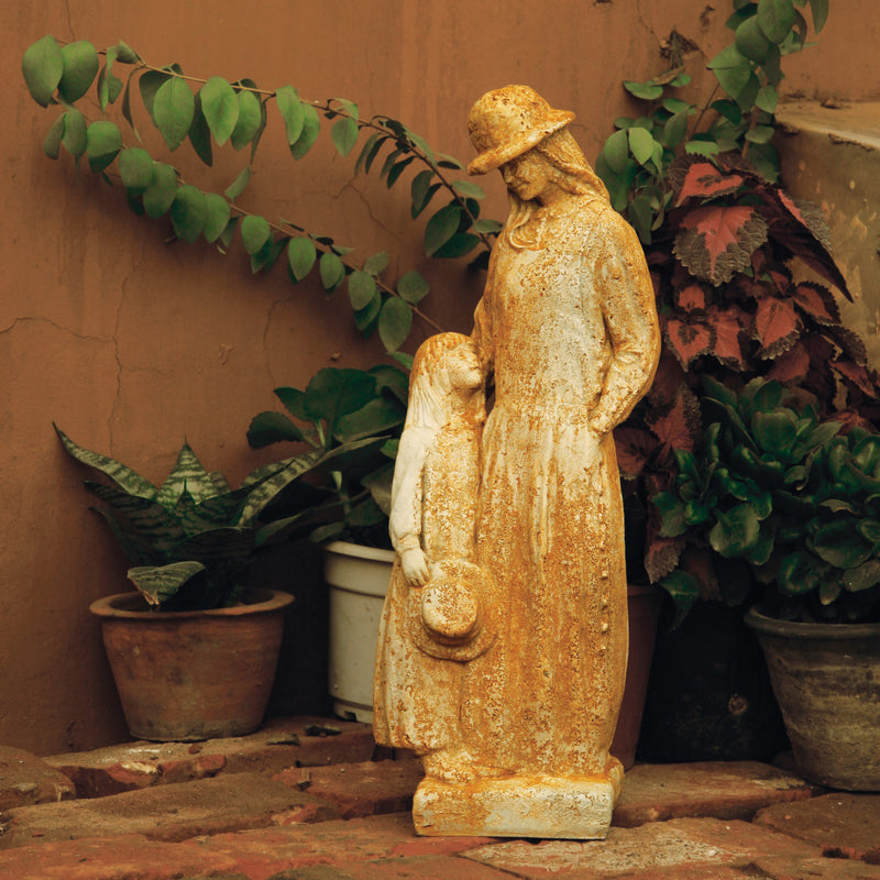 Girl Talk Garden Statue