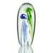 Glass Jellyfish Duo Figurine- Green and Blue-7 inch by San Pacific International/SPI Home