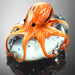 Glass Octopus Paperweight- Orange by San Pacific International/SPI Home
