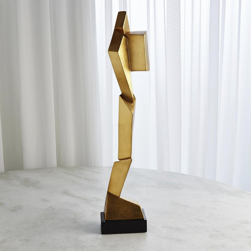 Gold Facet Sculpture 3